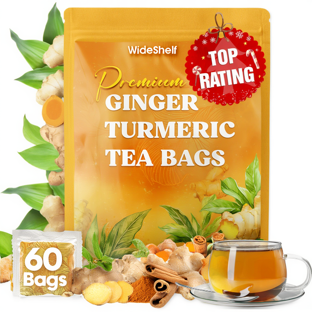 100% Natural Ingredients Turmeric Cinnamon Tea Health Wellness Tea Bag Antioxidant Support Enhances Immunity Health Care Product
